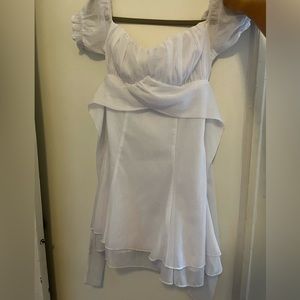 Lucy in the Sky white graduation dress